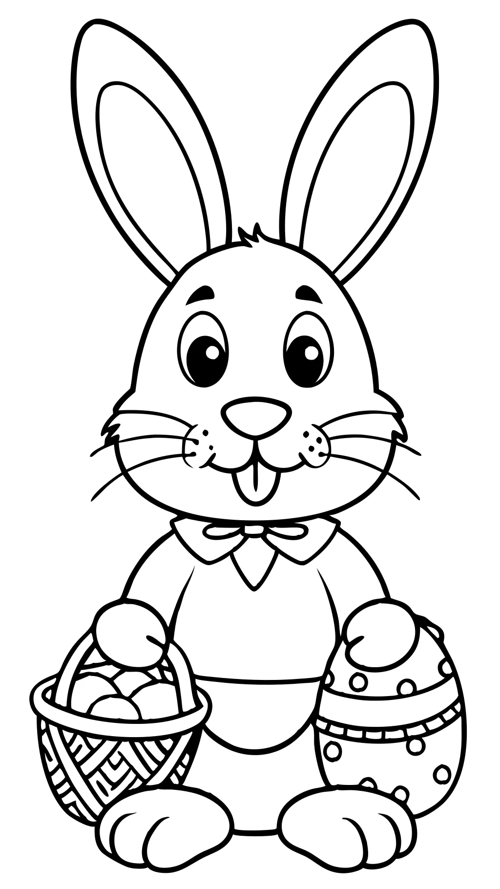 coloriages de lapin de Pâques imprimables